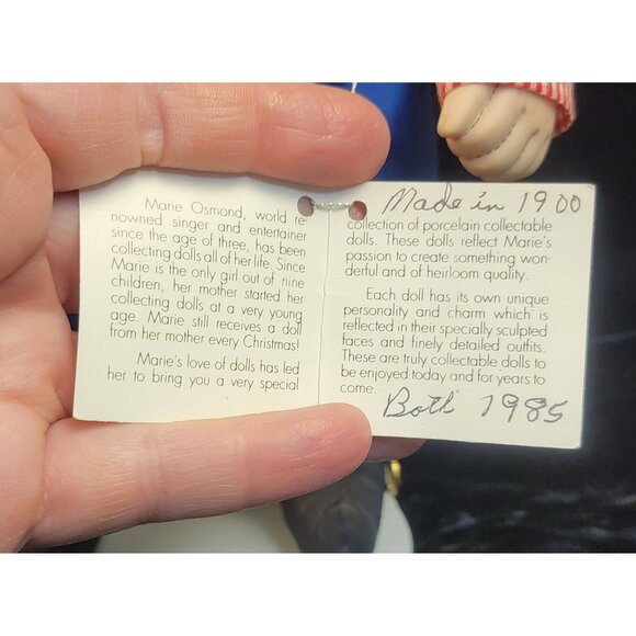 Antique Marie Osmond Raggedy Ann and Andy Dolls, "Mopsie and Rags," 1995 - Picture 12 of 16